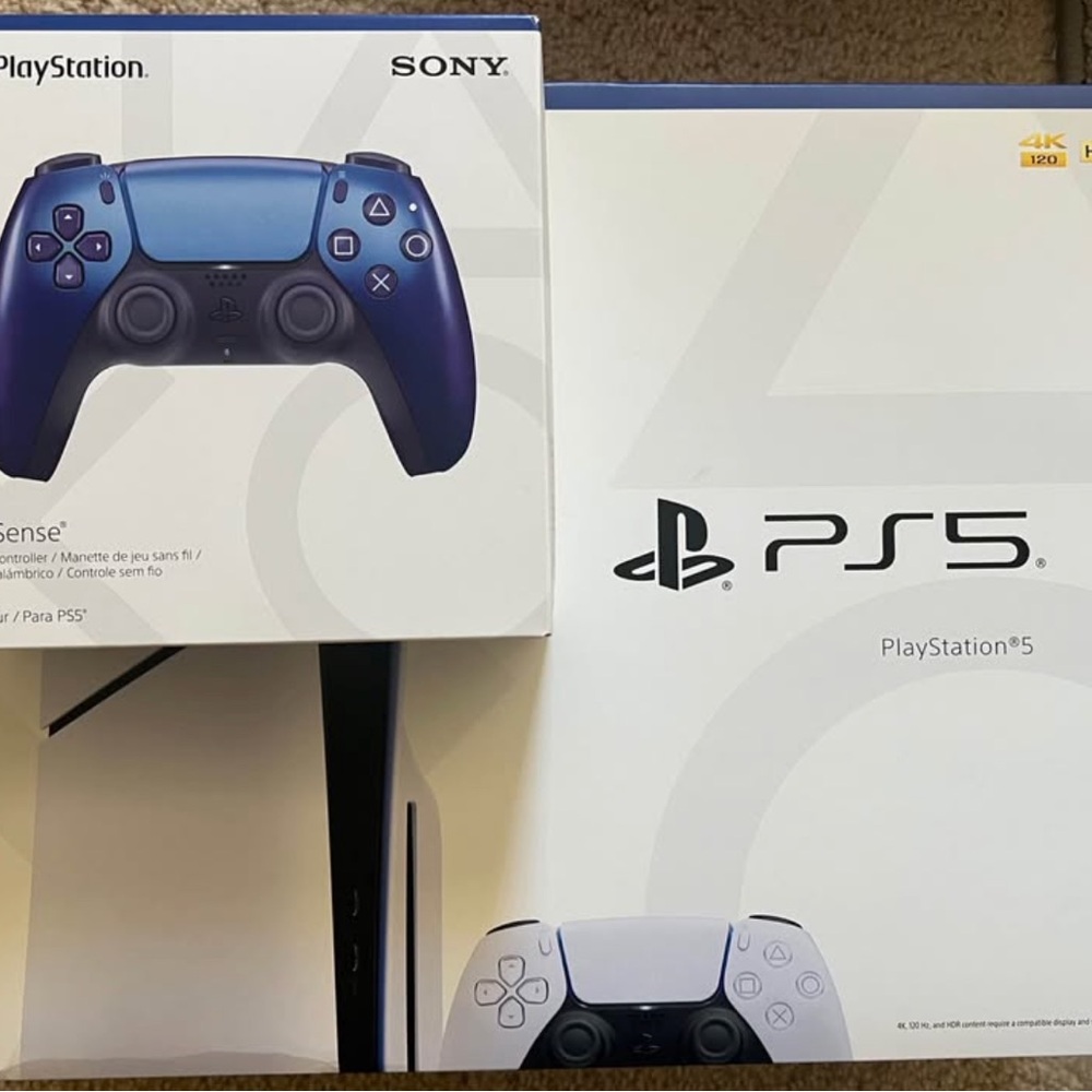 Sony PlayStation 5 with Purple Controller
